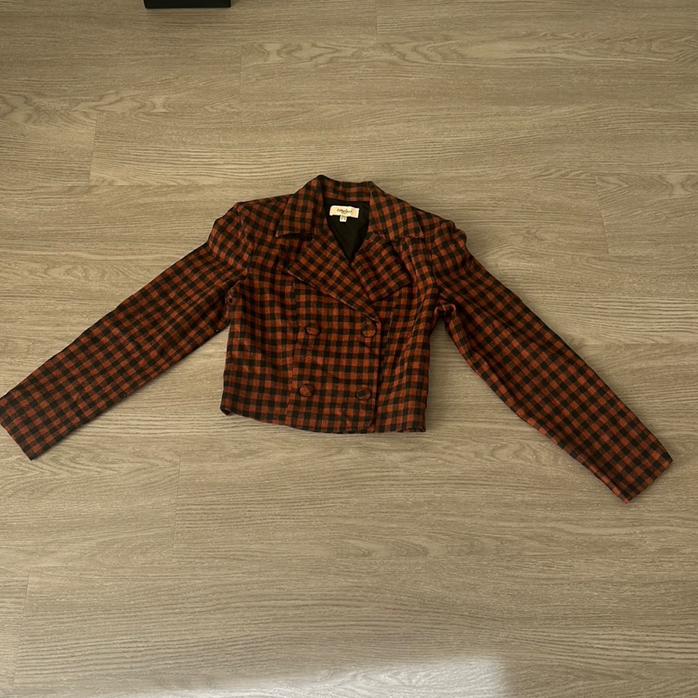 PLAID TOP!!